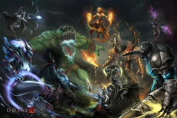 

Home Decor Dota 1 Game-Silk Art Poster Wall Sicker Decoration Gift