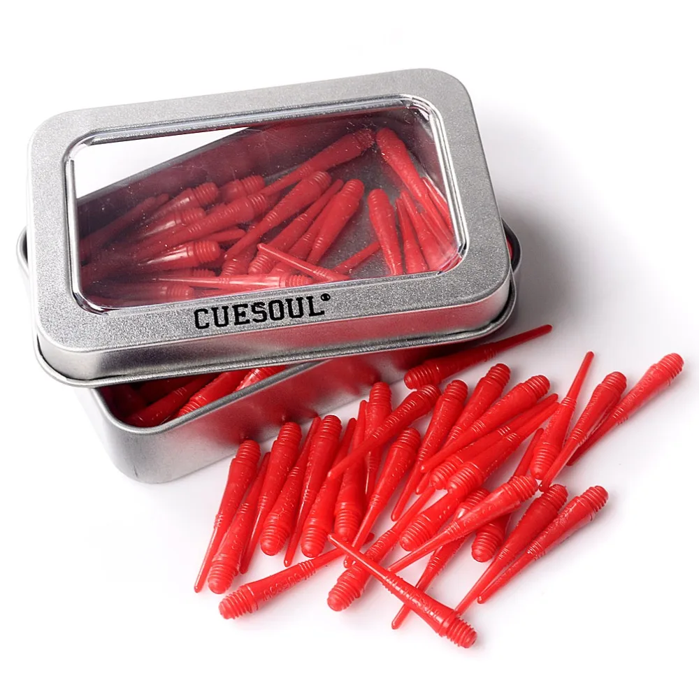 

CUESOUL 50 Pieces Red Soft Tip Points For Soft Tip Darts
