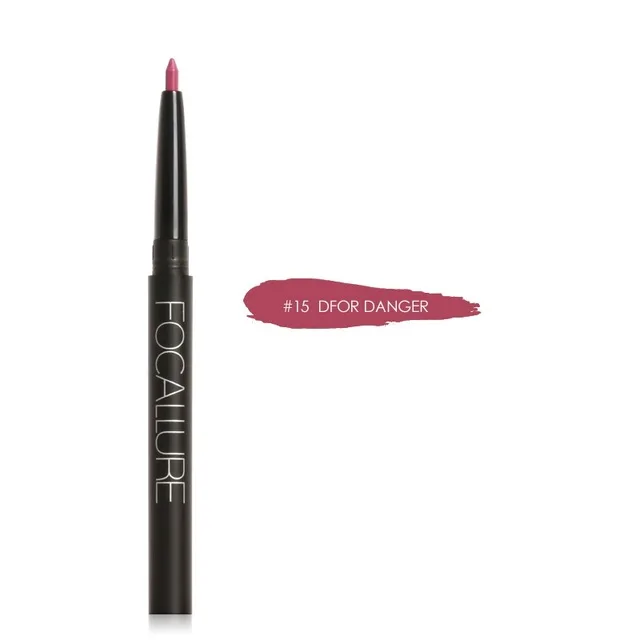 Focallure 19 цветов lipliner ручка Профессиональный водонепроницаемый Контурный карандаш для губ для женщин сексуальная матовая помада Косметические Карандаши - Цвет: Розово-красный