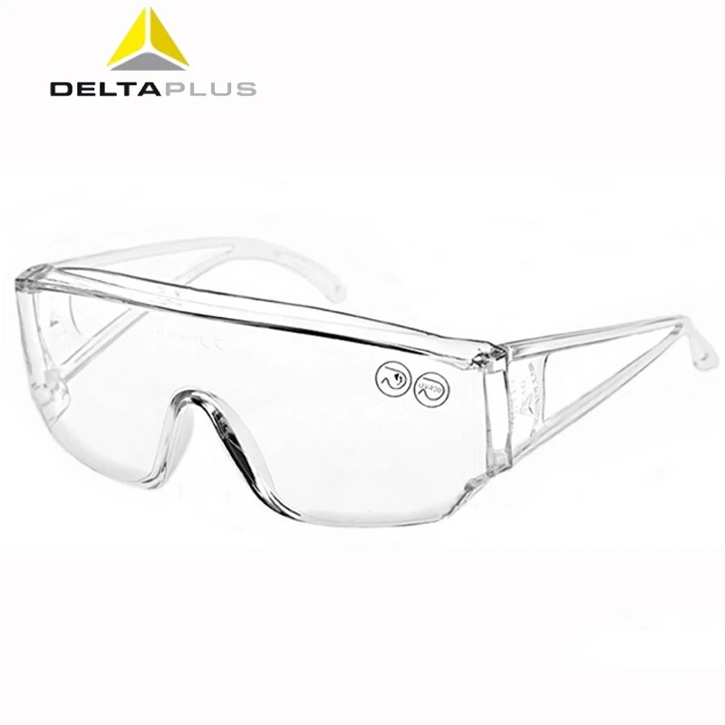 

Deltaplus 101114 Transparent Glasses Protective Goggles Anti Dust Windproof Anti-impact Safety Eyeglasses Lab Working Eyewear