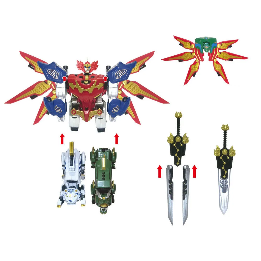Робот трансформер 5 в 1 экшн фигурки детские игрушки подарок Megazord|Игровые и