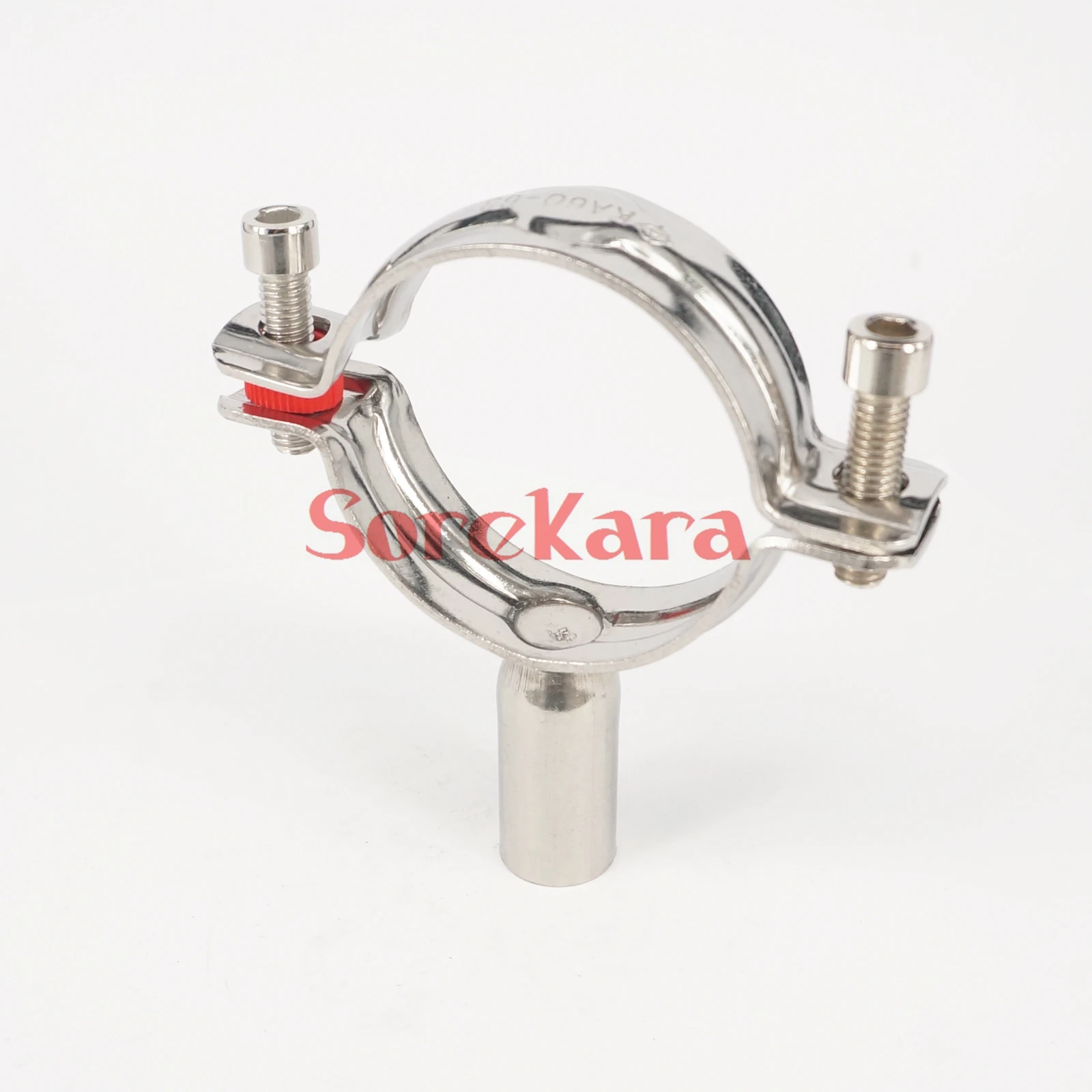 60 63mm 304 Stainless Steel Sanitary Pipe Clamp Clips Support Tube
