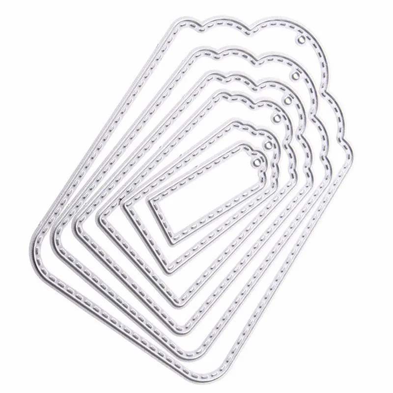 

For Scrapbooking Embossing Photo Album Hang Tag Metal Cutting Dies Stencil DIY Craft Paper Card For Drop Shipping