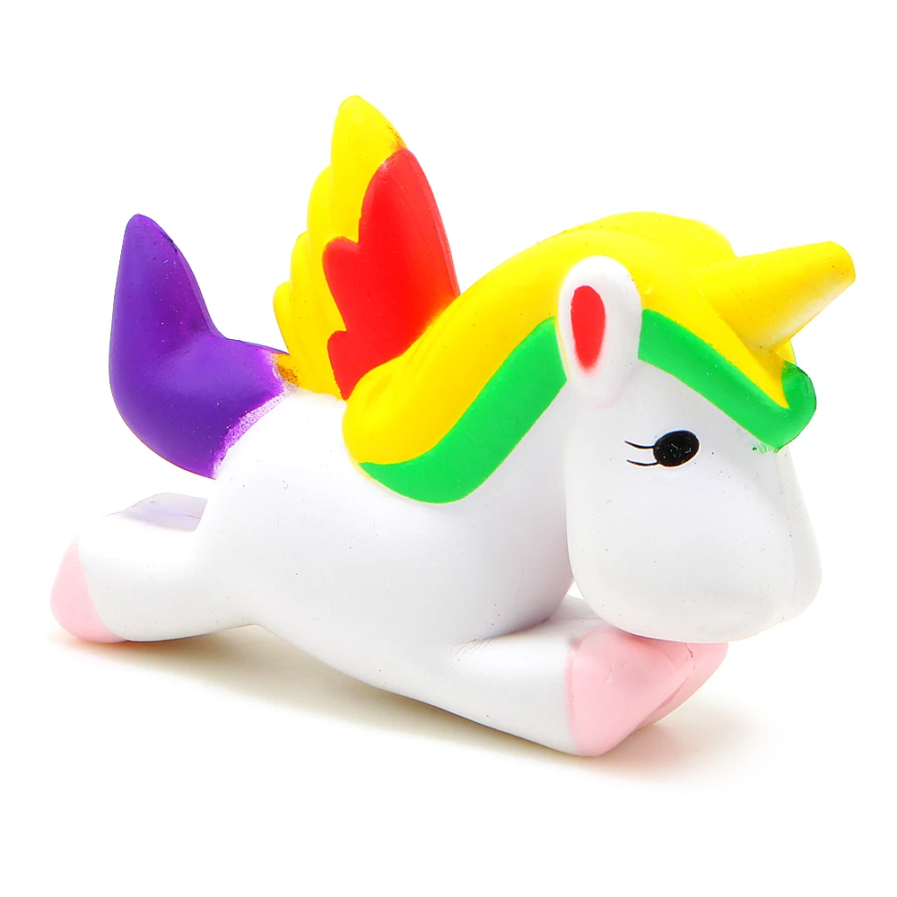 Бесплатная доставка мягкий PU Kawaii Единорог Мягкие игрушки Ароматические