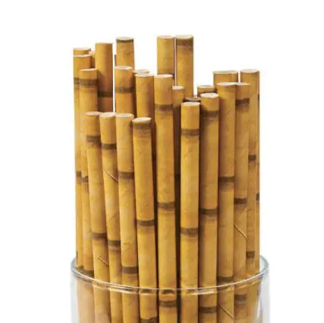 

lowest price 100 /200/ 300 Tiki Paper Straws,Bamboo Straws,Luau Theme Party,Tree Theme, Forest Theme Party