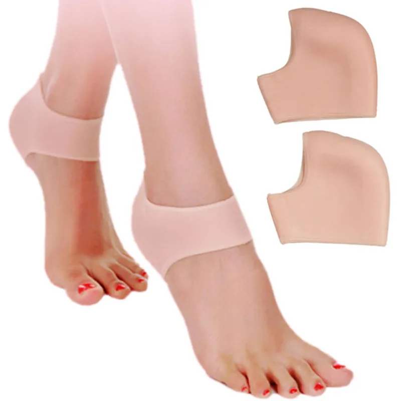 1 Pair Delicate Silicone Moisturizing Gel Heel Socks Cracked Foot Skin