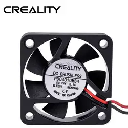 Creality 3d принтер s Запчасти DC бесщеточный PD04010MS4 DC 24 В в 0.10A Вентилятор охлаждения мм 40 мм x мм 40 мм x 10 мм 4010 рукав подшипник для 3d принтера