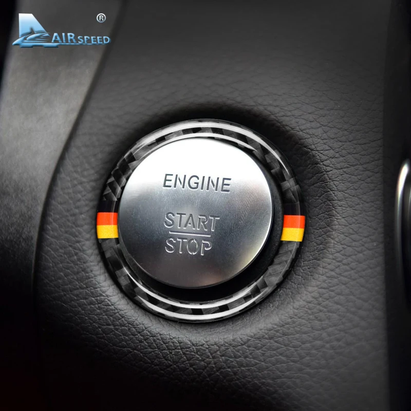 Airspeed for Mercedes Benz C Class W205 E Class W213 GLC Carbon Fiber font b Car