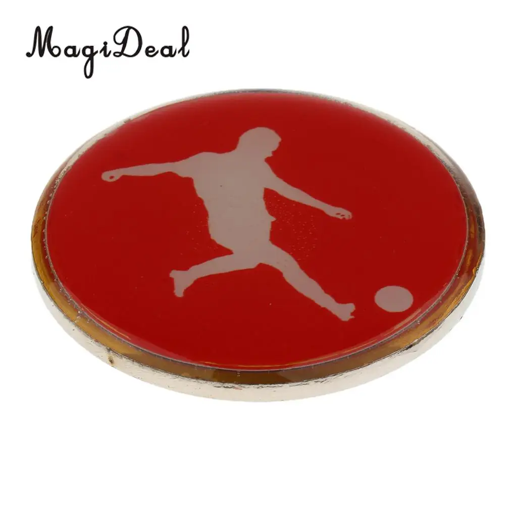 MagiDeal Football Soccer Badminton Table Tennis Referee Flip Toss Coin Disc 3.5cm Diameter