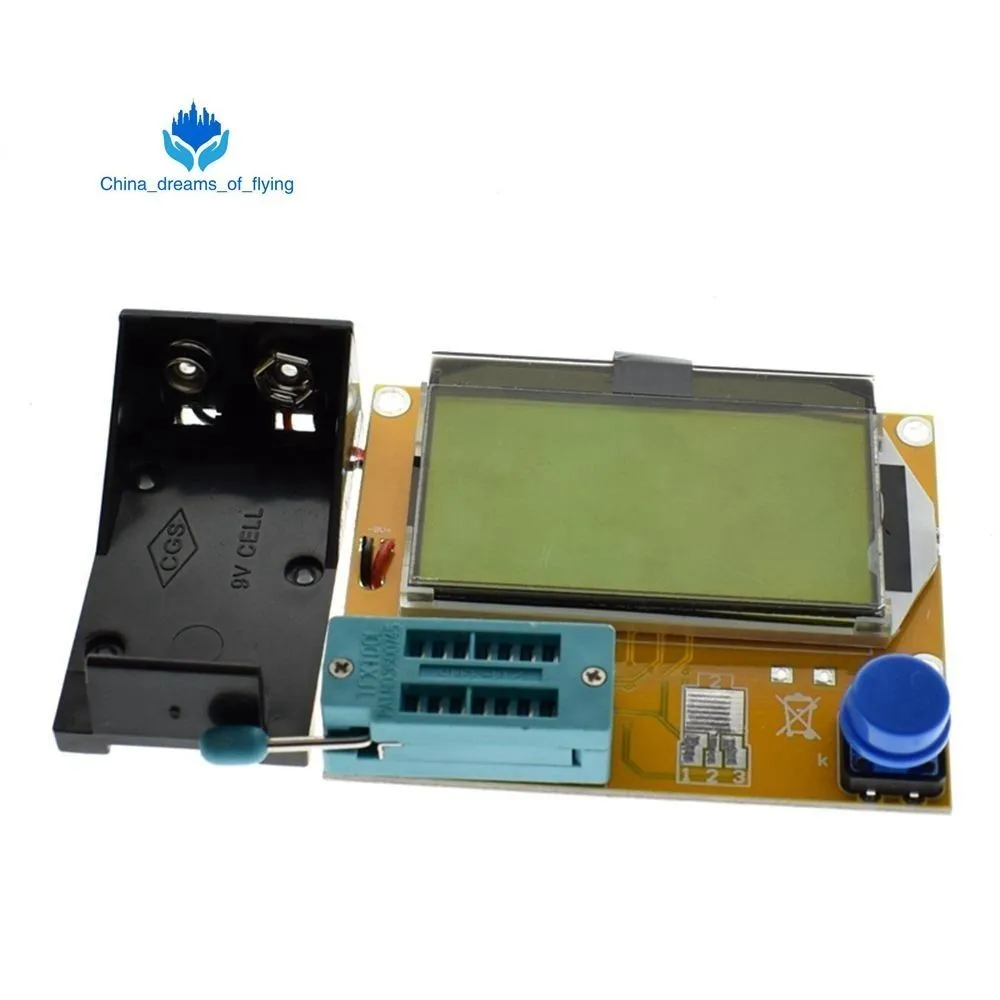 1 шт. LCR-T3 Mega328 Транзистор тестер Диод Триод Емкость ESR метр MOS/PNP/NPN L/C/ R хорошо работает для arduino