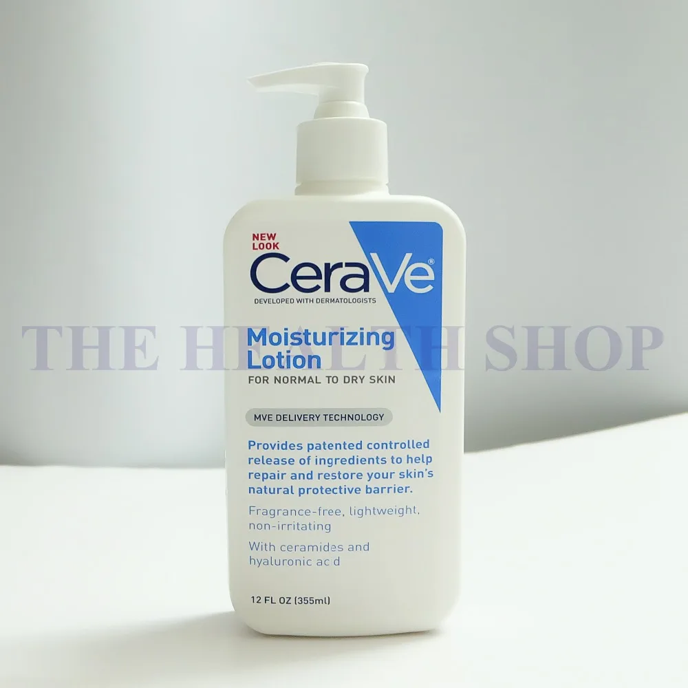 CeraVe Moisturizing Lotion For Dry Skin, Eczema (355ml) free shipping