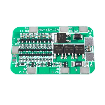 

18650 Lithium Battery Protection Board PCB BMS 6S 15A 24V Battery Protection Board For 18650 Li-ion Battery Cell