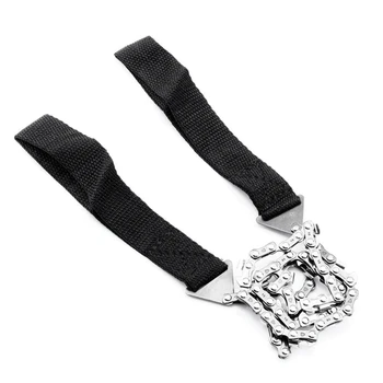 

Outdoor Camping Hunting 65Cm Manual Rally Saw Outdoor Survival Pocket Chain Saw Emergency Home Gardening Zipper Saw Tools