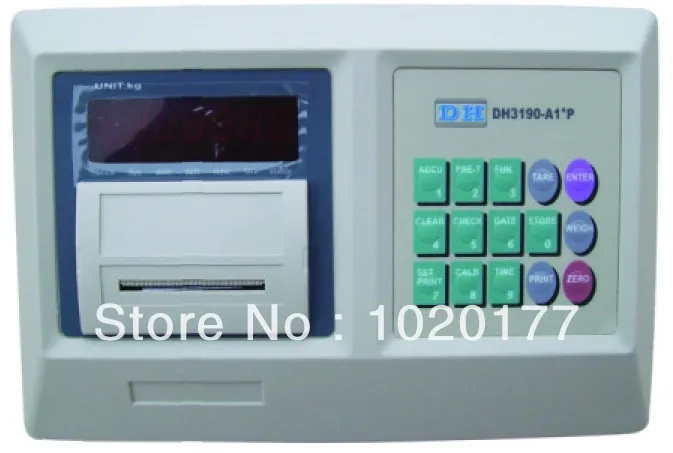 

XK3190A1P weighing indicator with printer