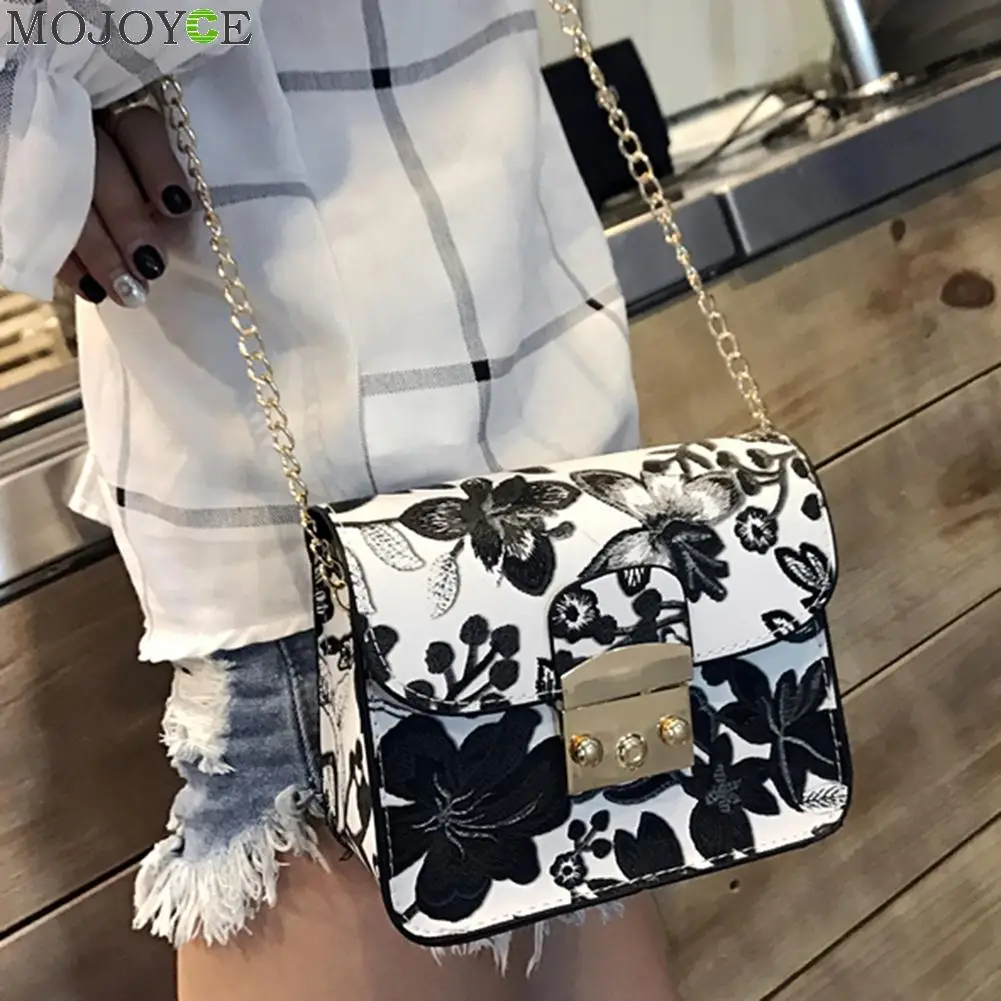 Flower Printed Women Leather Handbags Mini Chain Bag PU Shoulder Crossbody Bag Women Mssenger Bags Small Handbag Mini Bolsas Flower Printed Women Leather Handbags Mini Chain Bag PU Shoulder Crossbody Bag Women Mssenger Bags Small Handbag Mini Bolsas