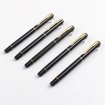 

Fashion Business Metal Ballpoint Pen Office School Executive Contact Stainless Steel Roller Ball Pens Gift Stationery