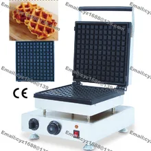 Коммерческих Применение с антипригарным покрытием 110 v 220 v электрическая квадратная бельгийский вафельница для льежских вафель железа оборудование для выпечки