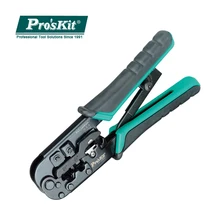 CP-376TR Pro'sKit Multifunctional 4P / 6P / 8P Network Ratchet Pressing Line Pliers Stripping Cutting And Crimping Maintenance