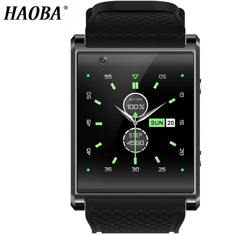  HAOBA Smart Watch Bluetooth Bracelet 3G SIM Card WIFI Pedometer GPS Fitness Tracker Camera Smartwac