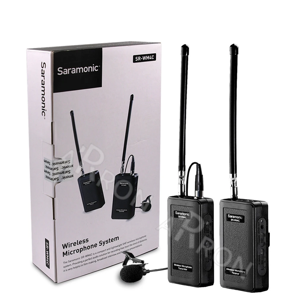 Saramonic sr-wm4c wm4c Беспроводной петличный микрофон Системы для Canon Nikon Sony Зеркальные