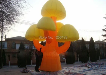 Buy Shocking 4m H Advertising Giant Inflatable Mushroom For Promotion Come With Air Blower