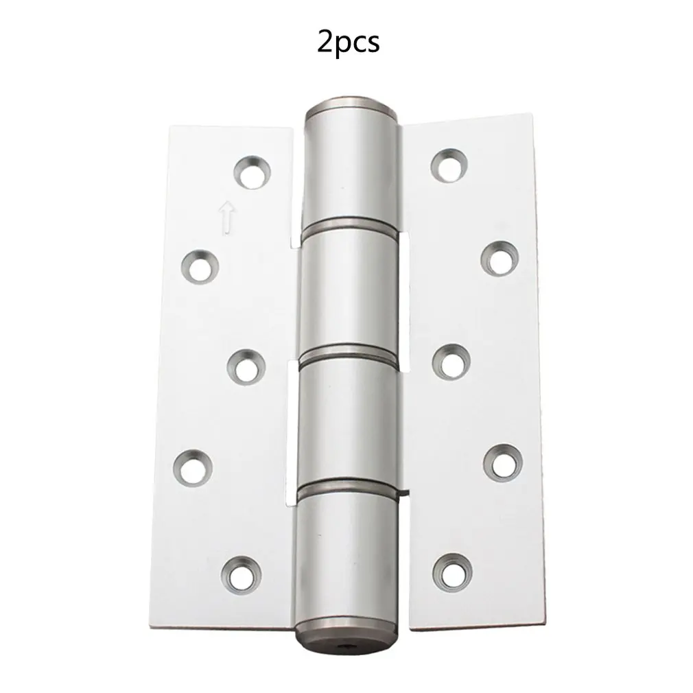 

2pcs 5inch Automatic Door Closer Hinge Hydraulic Buffer Damping Spring Hinged Blind Door Self-Closing Page Left Open