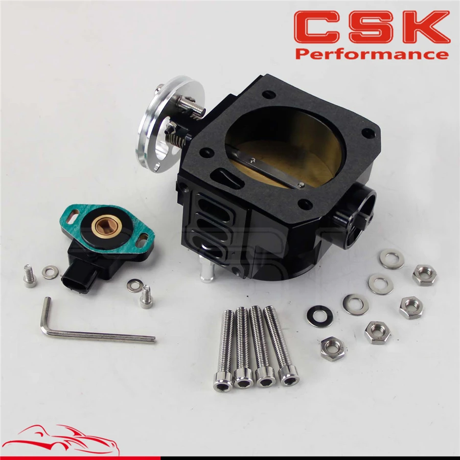 70mm Throttle Body// TPS For honda K20 //Civic// EP3// Type R//Integra DC5 Silver