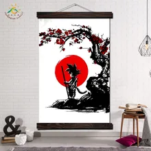 Лучший! Япония Аниме Dragon Ball Современная Wall Art Печать Поп-Арт Плакаты и Принты Scroll Холст Картины Лучший!