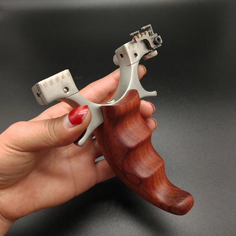

High Precision Slingshot Catapult Hunting High Quality Stainless steel With Rubber Band Outdoor Shooting Game sling shot Toy