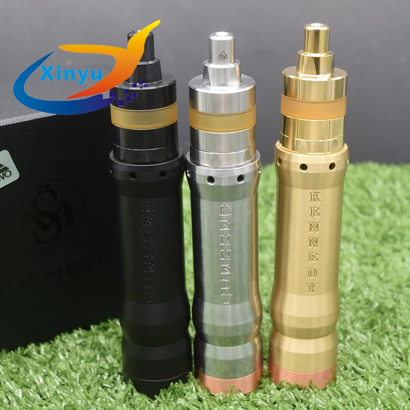 1:1 Kennedy Vindicator mod kit 18650 20700 21700 Battery Vape Vaporizer Mod 26mm diamater brass vape with KAYFUN LITE RTA