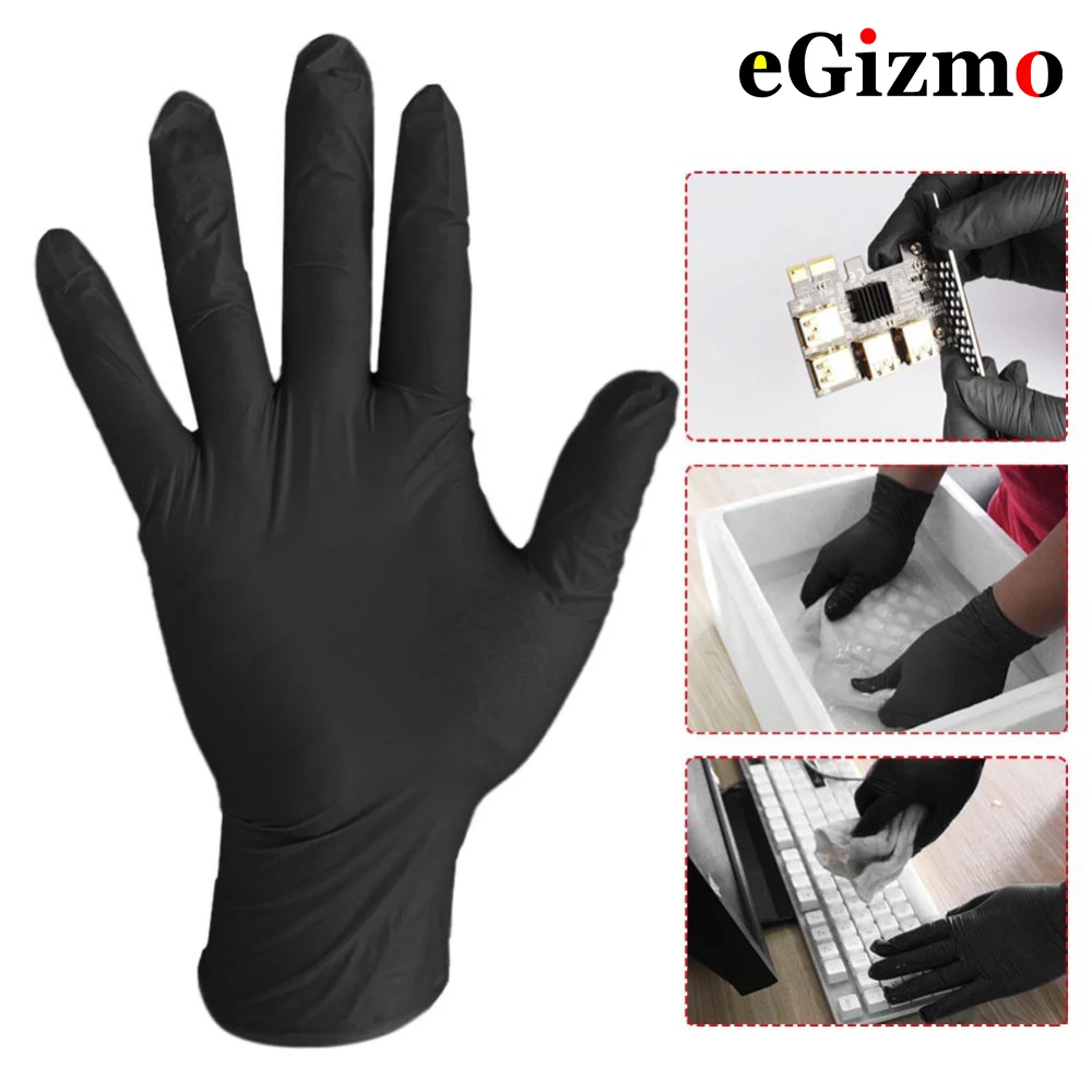 10Pcs Comfortable Rubber Disposable Mechanic Laboratory Safety Work