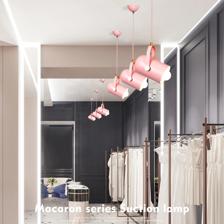 Modern Lights Pendant LED Aluminum Pendant Lamp Living Room Restaurant Cafe Bar Decor Angle Adjustable Hanging Lamps Luminaire