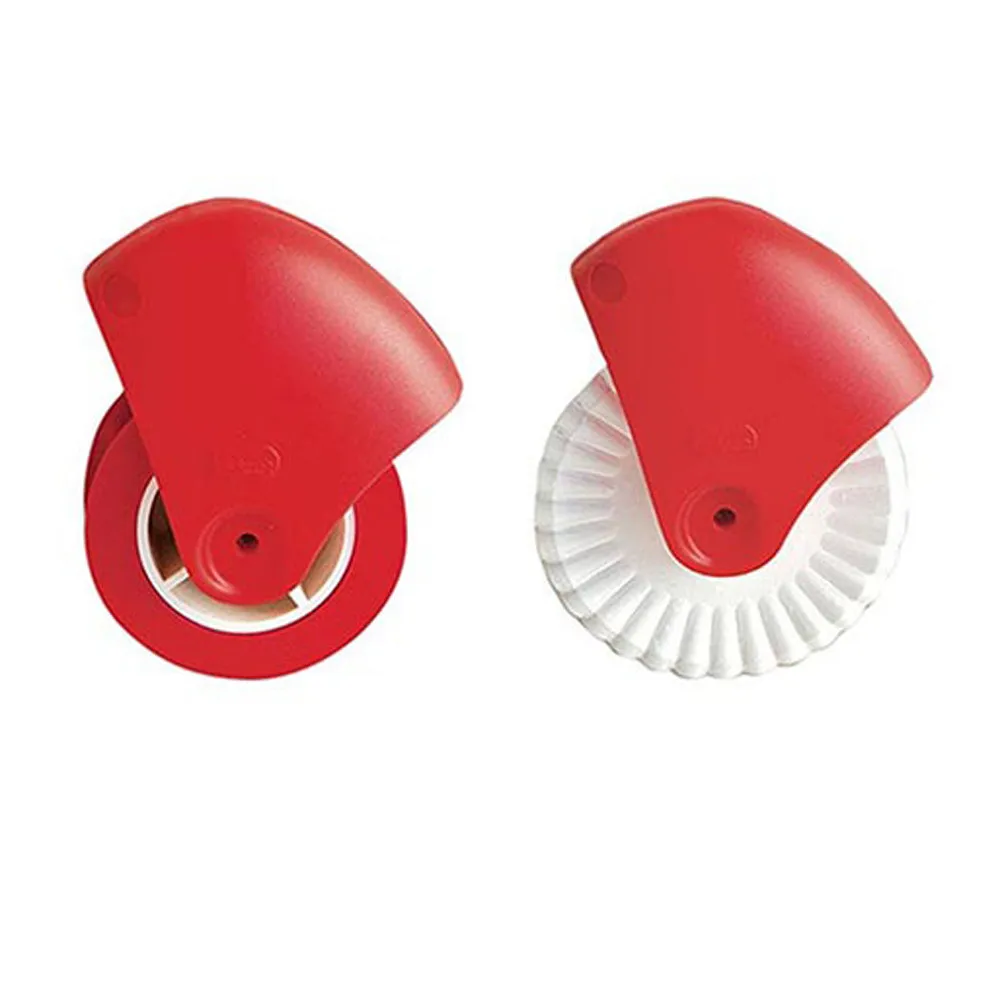New 2PC Pastry Lattice Cutter Plastic Wheel Roller For Pizza Pie Decoration Crust Baking Cutter10x8x2cm | Дом и сад