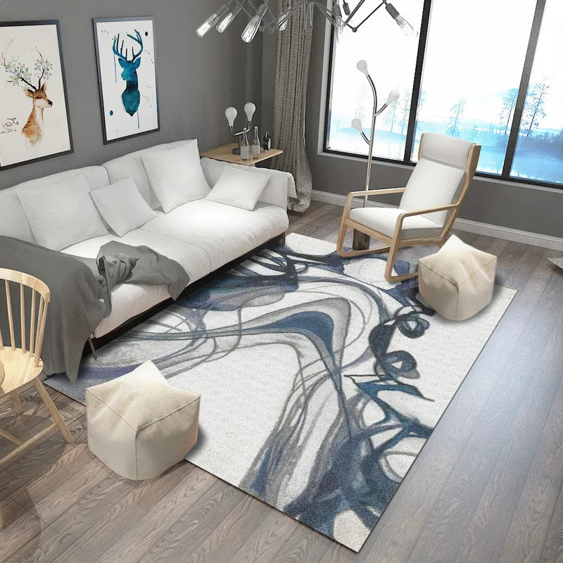 

Nordic Geometric 3D Carpets For Living Room Bedroom Wilton Coffee Table Study Bedside Carpet Model Showcase Rugs Household Rug