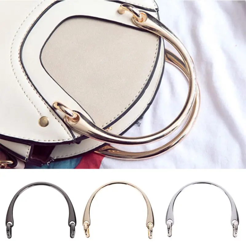 

1PC Alloy Bag Handle for Handcrafted Handbag Shoulder Bags Part & Accessories