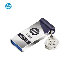 Hp USB Flash 32 ГБ флеш-накопитель 16 Гб 64 Гб 128 ГБ X 715 Вт металлический Cle USB 3,0 флешки в виде большого пальца карта памяти дропшиппинг диск на ключ 32 Гб