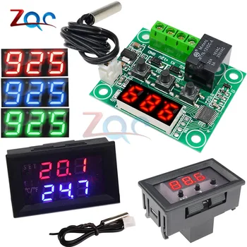 

DC 12V W1209WK W1209 Digital Thermostat Temperature Controller Regulator Thermoregulator Incubator NTC Sensor Meter Case