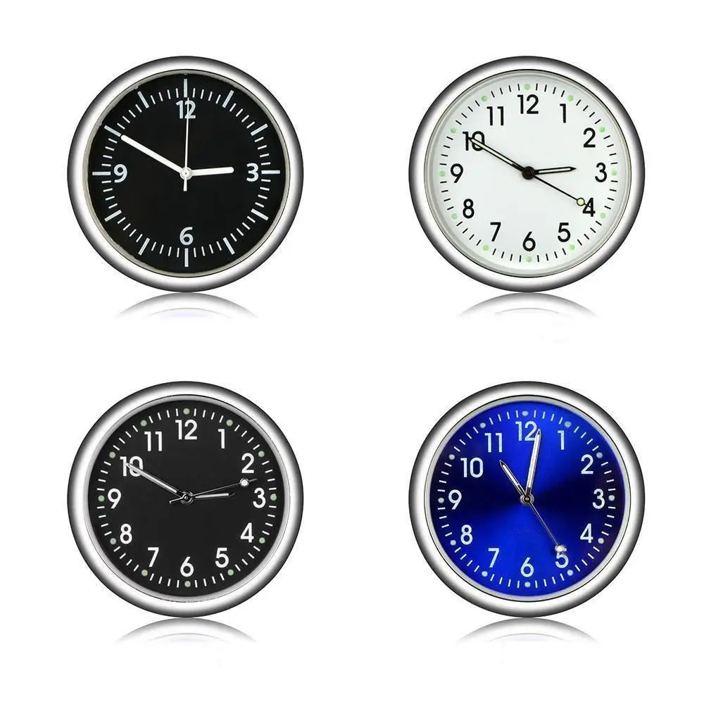 1Pcs Mini Luminous Car Auto Air Vent Stick-On Clock Interior Quartz Analog Watch Gift Car Styling For Toyota Nissan Honda Ford 1Pcs Mini Luminous Car Auto Air Vent Stick-On Clock Interior Quartz Analog Watch Gift Car Styling For Toyota Nissan Honda Ford