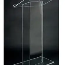 Акриловый портативный Настольный лектерн заказной церковный из оргстекла Подиум/пульпированный плексиглас