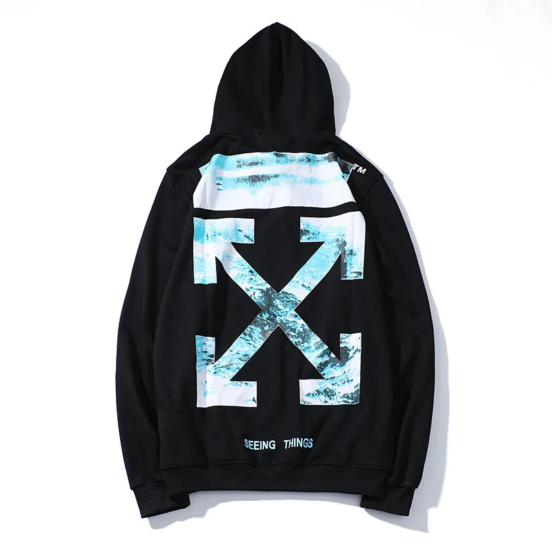 

off white long sleeve hoodie harajuku Sweatshirt hip hop