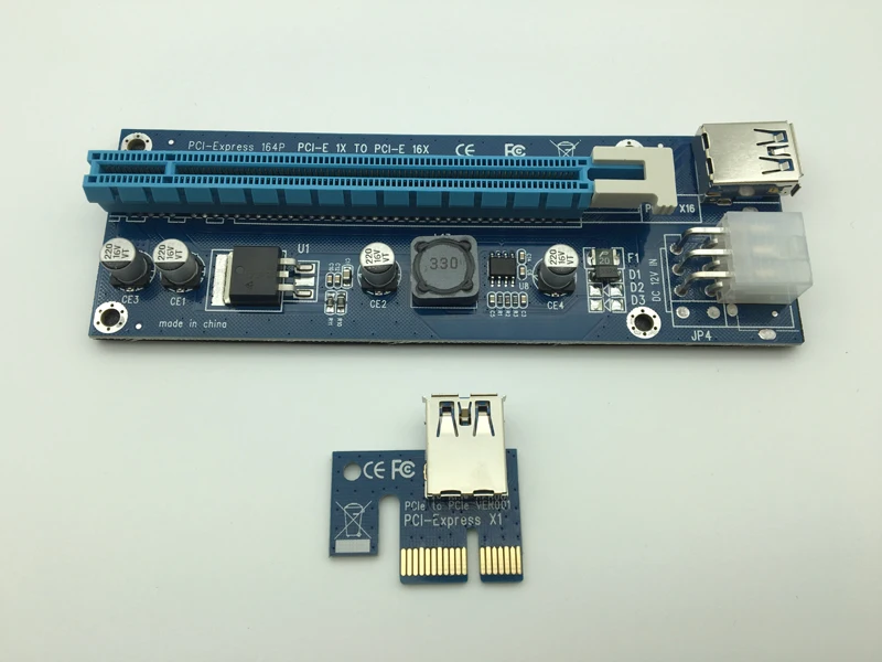 USB 3 0 PCI E Экспресс удлинитель Райзер карта 16X адаптер 60 см SATA 15 стандартный кабель