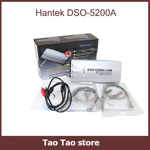 Hantek DSO-5200A USB 200 мГц 250 мс/с 2CH ПК цифровой осциллограф DSO5200A | Инструменты