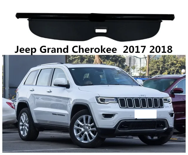 For Jeep Grand Cherokee 2017 2018 Rear Trunk Cargo Cover Security Shield Screen shade High 2017 Jeep Grand Cherokee Limited Cargo Cover