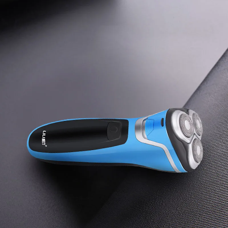 

Rechargeable Electric Shaver Beard Trimmer Rotary Floating 3 Blades Head Waterproof Men Electric Shaver Razor Shaving Machine