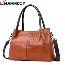 Женская сумка с короткими ручками, роскошные сумки для женщин, дизайнерские винтажные мягкие кожаные сумки на плечо, Женская Повседневная Большая Сумка Bolsa Feminina