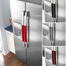 2 шт. крышка ручки холодильника ручка холодильника Чехлы для приборов шкаф фланелет экономичный Холодильник Дверь перчатки креативный