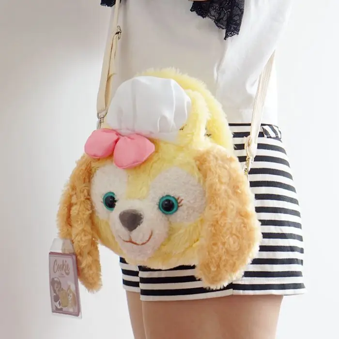 Японское аниме медведь Даффи друг печенья шеф-повара собака плюшевый рюкзак мягкие животные кукла сумка на плечо Skew ранец для девочек Подарки
