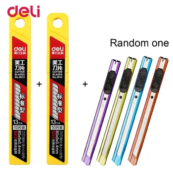 

Deli Chipping Metal knife Quality School Office Use Cutter Paper Cutter Cutting Utility Knife Multiple specifications wholesale
