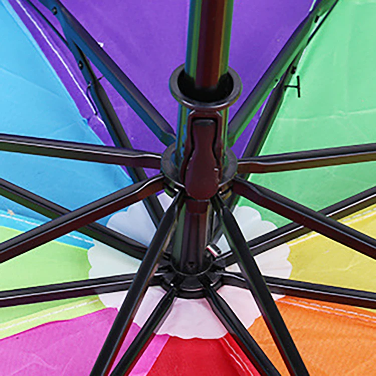 Только Jime Радужный складной зонт женский ветрозащитный высококачественный складной зонт солнечный и дождливый портативный дорожный зонт