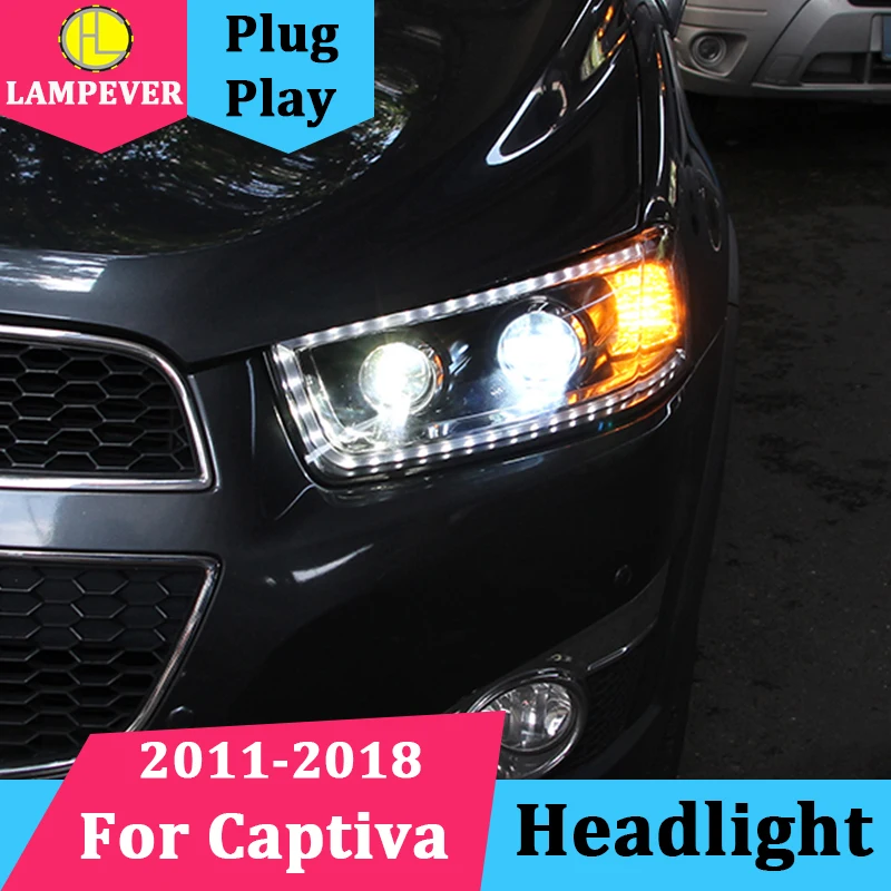 Автомобильный головной светильник s для Chevrolet Captiva 2011 2018 Новый captiva фары Bi Xenon